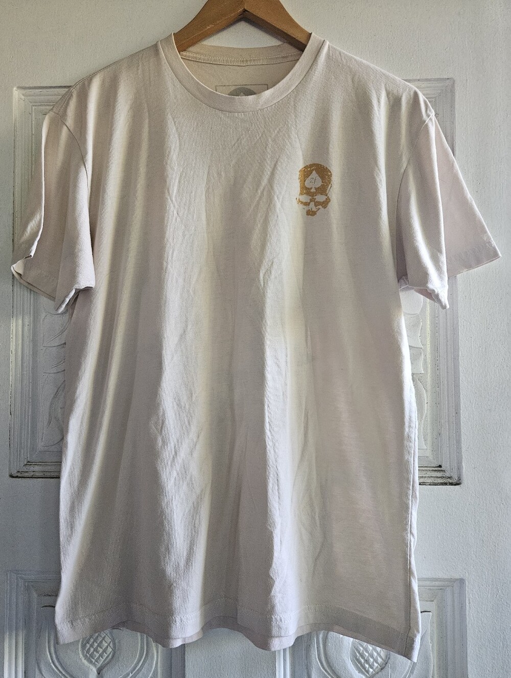 Zero Foxtrot "Don't Tread On Me" Light Cream Short Sleeve Tee Medium